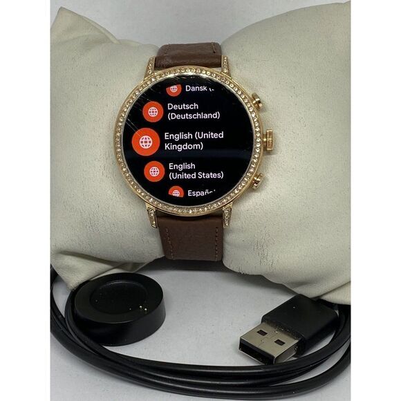 Fossil Gen 4 Authentic Digital Dial Smart Watch Custom Band FTW6011 LT434 - Picture 1 of 12